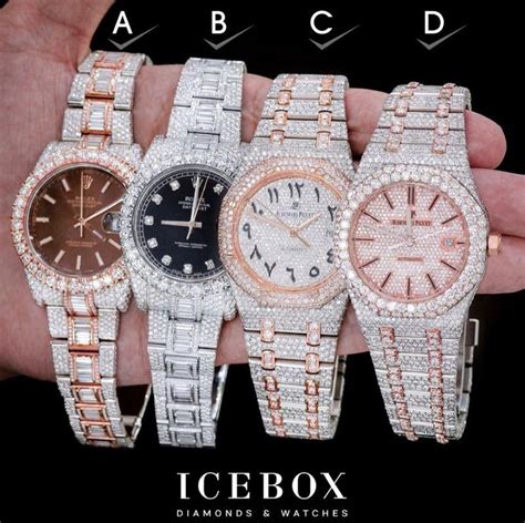fake ice box watch